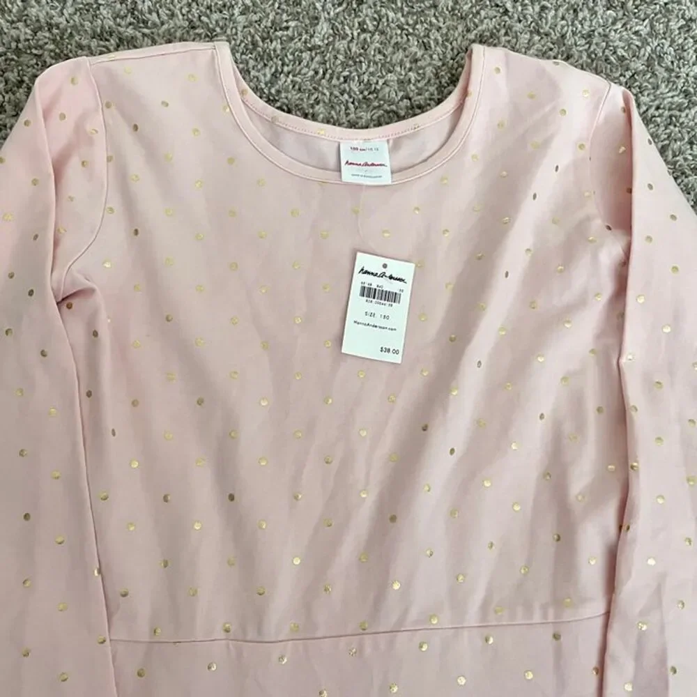 Size 12 / Girls Hanna Andersson Pink Dress (New)